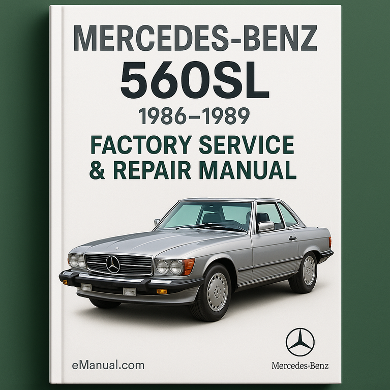 Mercedes-Benz 560SL 1986-1989 Factory Service Repair Manual