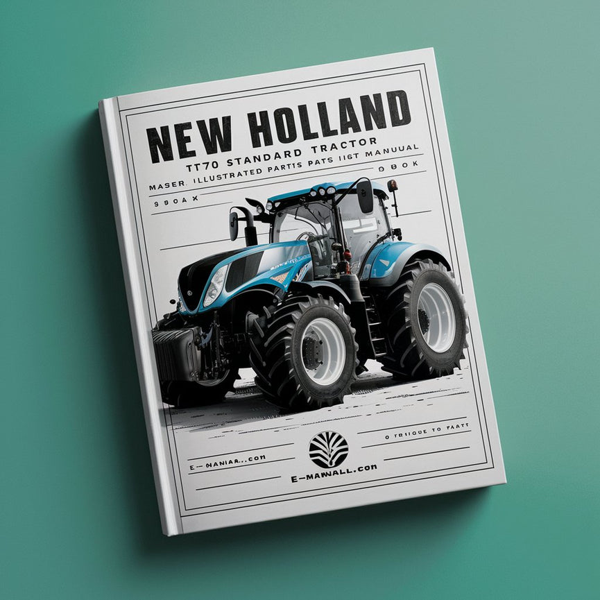 NEW Holland TN70 STAndARD Tractor MASTER ILLUSTRATED Parts List Manual BOOK