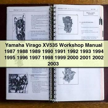 Yamaha Virago XV535 Workshop Manual 1987 1988 1989 1990 1991 1992 1993 1994 1995 1996 1997 1998 1999 2000 2001 2002 2003