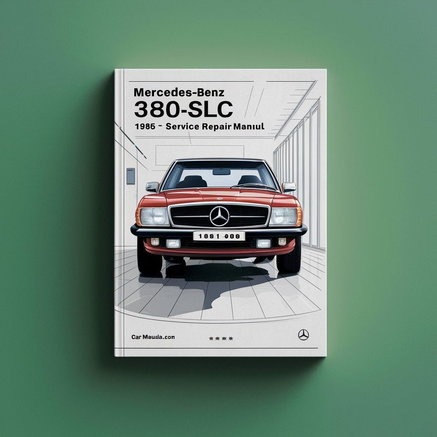 Mercedes-Benz 380SL-380SLC 1981-1985 Service Repair Manual