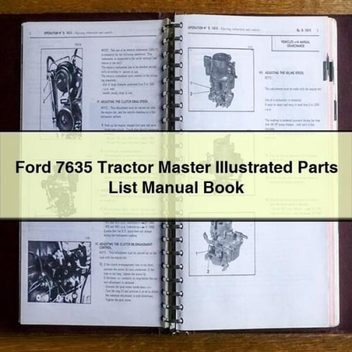 Ford 7635 Tractor MASTER ILLUSTRATED Parts List Manual BOOK PDF Download