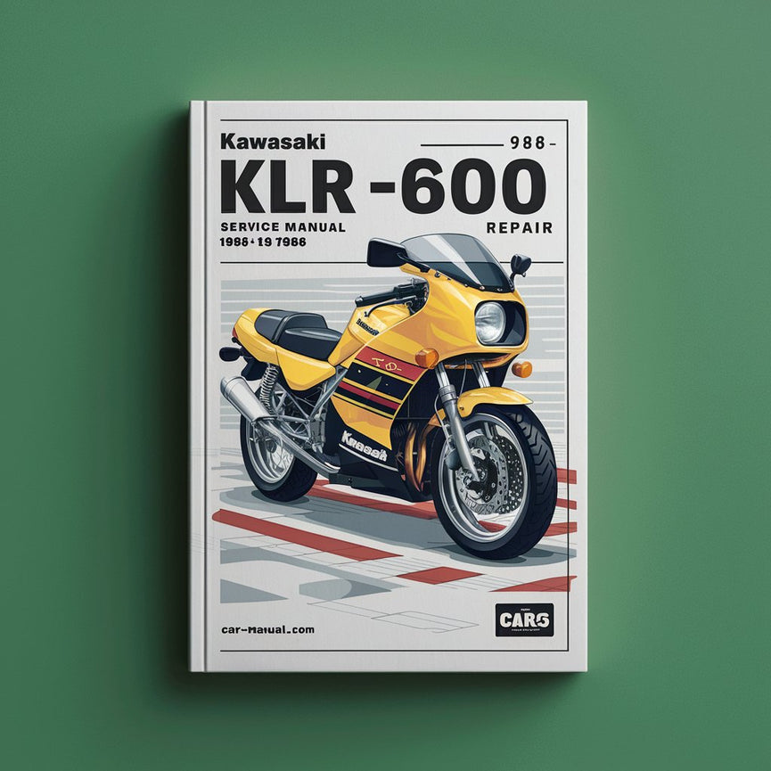 Manual de servicio y reparación de Kawasaki KLR600 1984-1986 KLR 600