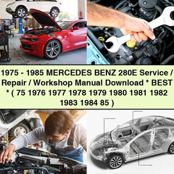 Manual de servicio, reparación y taller del Mercedes Benz 280E 1975-1985 Mejor ( 75 1976 1977 1978 1979 1980 1981 1982 1983 1984 85 )