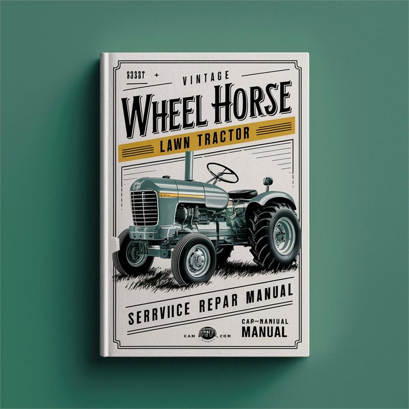 Vintage Wheel Horse Lawn Tractor Service Repair Workshop Manual PDF