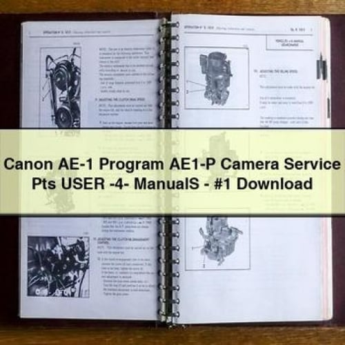 Canon AE-1 Program AE1-P Camera Service Pts User -4- ManualS - #1 Download PDF