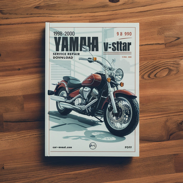 Manual de servicio y reparación de Yamaha XVS650 V-Star 1998-2000 (98-99-00)