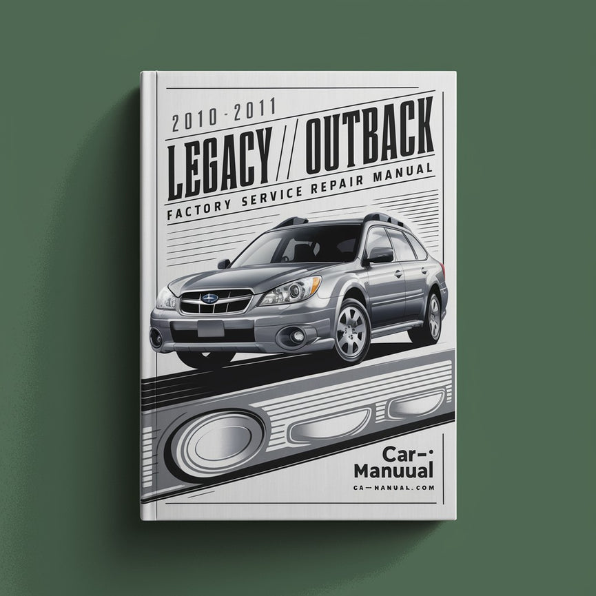 Manual de reparación y servicio de fábrica de Subaru Legacy/Outback 2010-2011