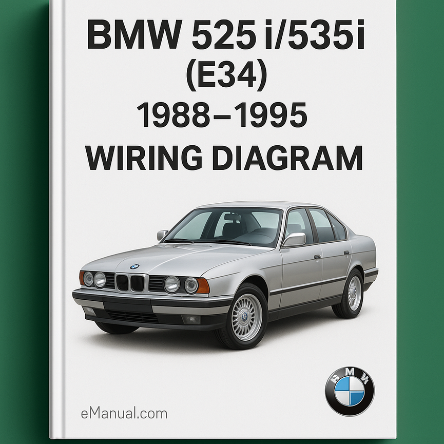 Bmw 525i/535i (E34) Wiring Diagram 1988-1995