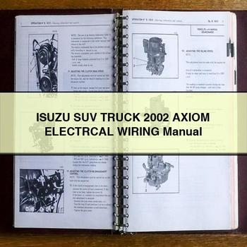 Manual de cableado eléctrico de la camioneta SUV ISUZU AXIOM 2002