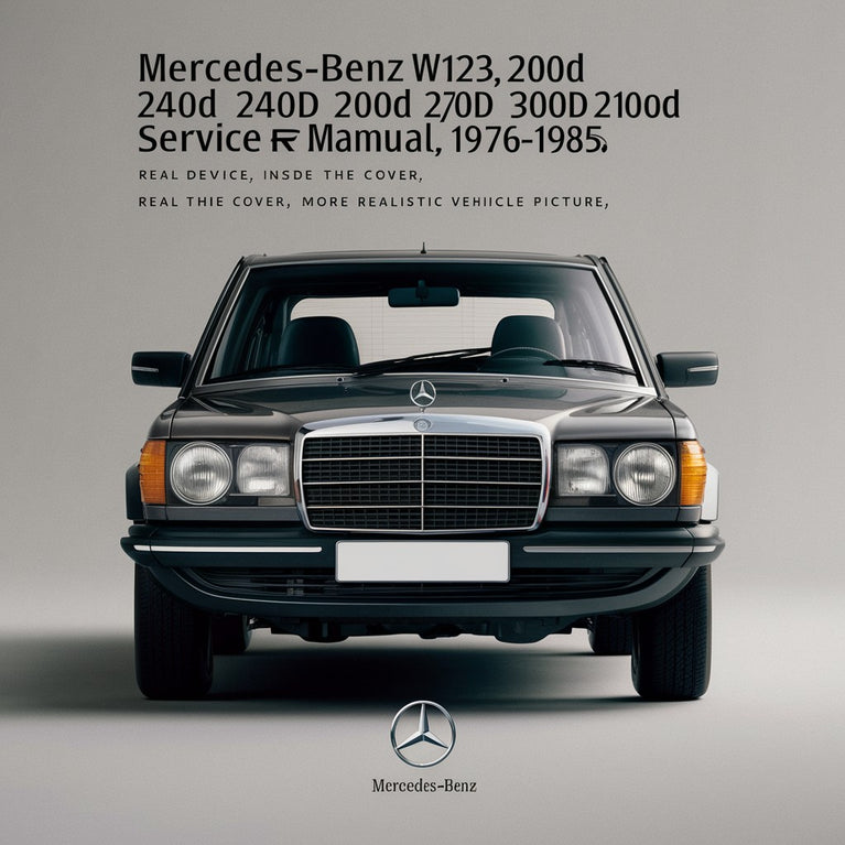 Mercedes-benz W123 200d 240d 240td 300d 300td Service Repair Manual 1976-1985