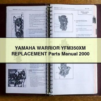 Yamaha WARRIOR YFM350XM Ersatzteilhandbuch 2000