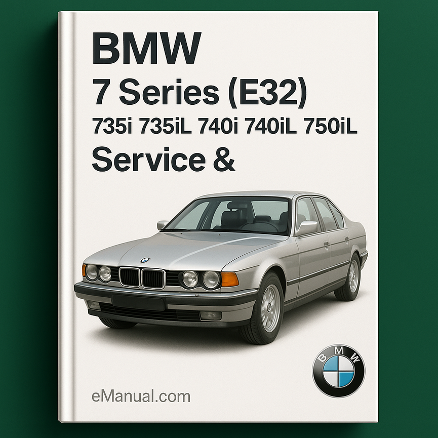 BMW 7 Series (E32) 735i 735iL 740i 740iL 750iL Service &