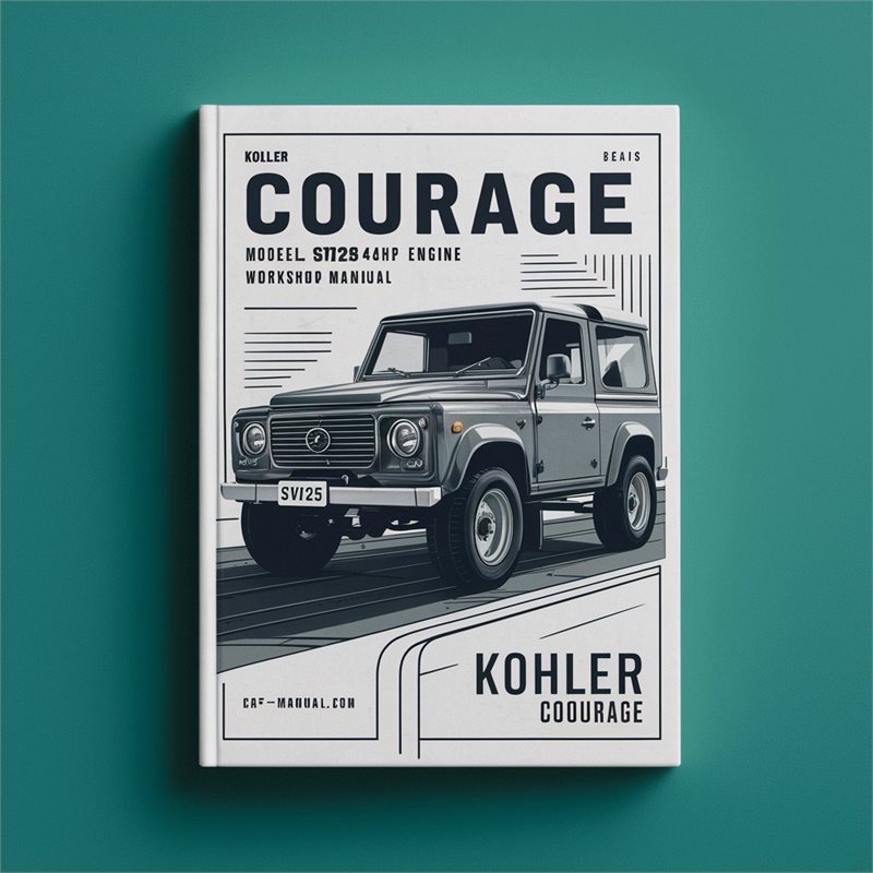 Kohler Courage Series Model SV725 24HP Engine Service Repair Workshop Manual PDF