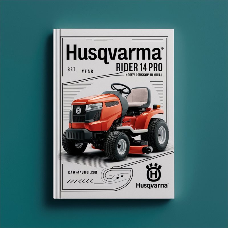 Husqvarna Rider 14 PRO Ride ON Mower Service Repair Workshop Manual PDF
