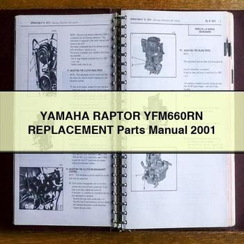 Yamaha RAPTOR YFM660RN Replacement Parts Manual 2001