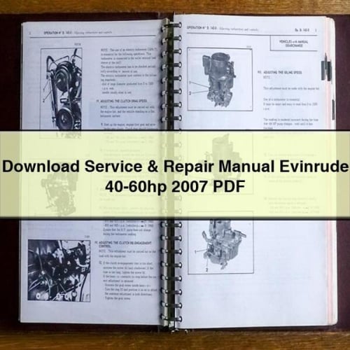 Manual de servicio y reparación Evinrude 40-60 hp 2007