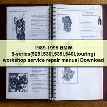 1989-1995 BMW 5-Serie (525i 530i 535i 540i Touring) Werkstatt-Service-Reparaturhandbuch