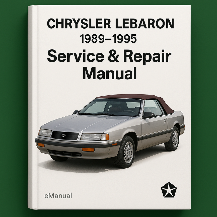 CHRYSLER LEBARON 1989-1995 Service Repair Manual