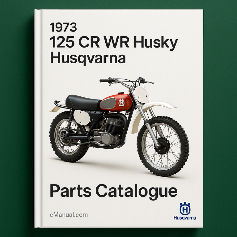 1973 125 CR WR Husqvarna Husky Parts Catalogue