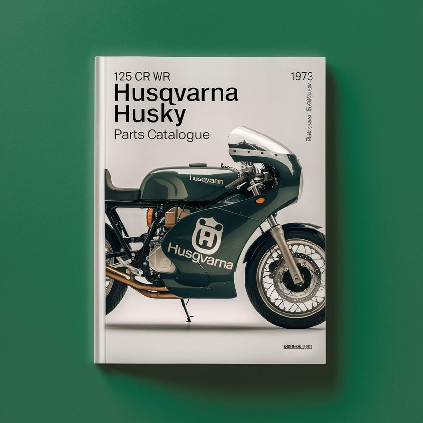 1973 125 CR WR Husqvarna Husky Ersatzteilkatalog