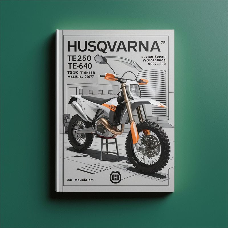 2007-2008 Husqvarna TE Models TE250 TE450 TE510 Service Repair Workshop Manual PDF