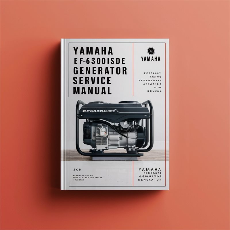 Yamaha EF6300iSDE Generator Service Manual PDF