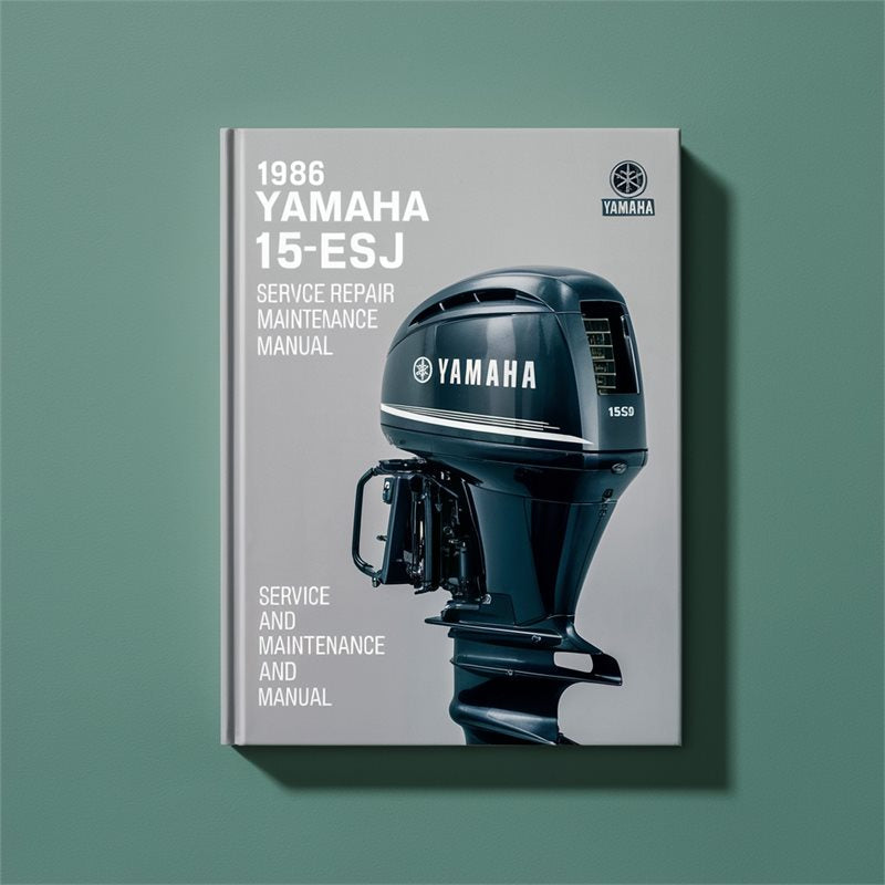 1986 Yamaha 15ESJ Outboard Service Repair Workshop Manual PDF