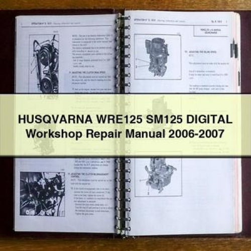 HUSQVARNA WRE125 SM125 Digital Workshop Repair Manual 2006-2007