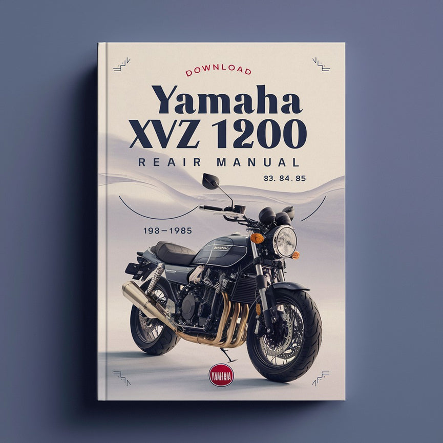 Manual de reparación de Yamaha XVZ 1200 Venture 83 84 85