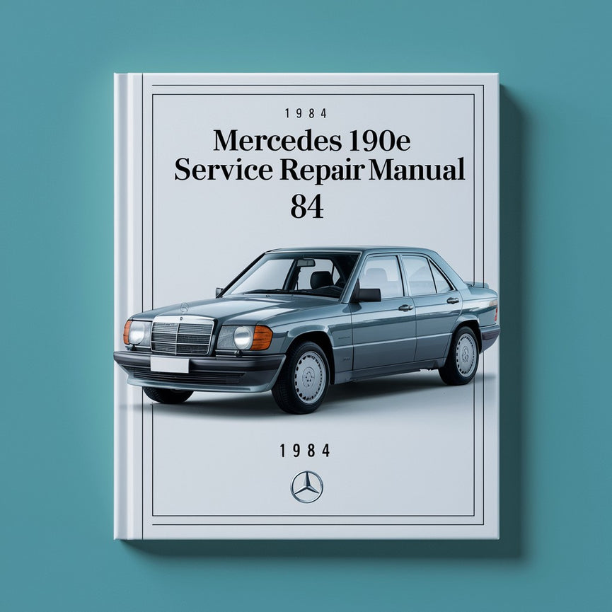 1984 Mercedes 190E Service-Reparaturhandbuch 84