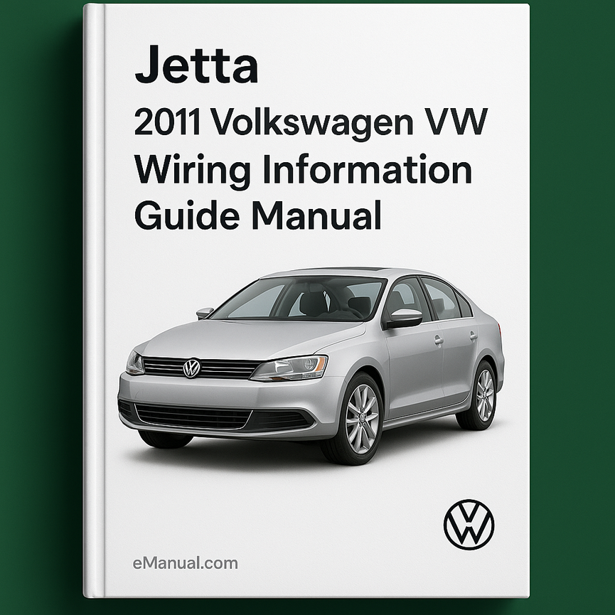 2011 Volkswagen VW Jetta Wiring Information Guide Manual