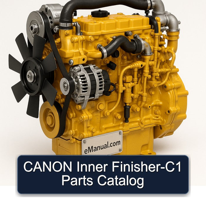 Caterpillar C0.5 C0.7 C1.1 C1.5 C1.6 C2.2 Canon Inner Finisher-c1 Parts Catalog PDF