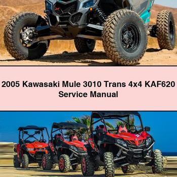 2005 Kawasaki Mule 3010 Trans 4x4 KAF620 Service Repair Manual