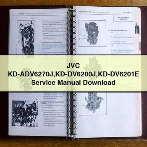 JVC Kd-adv6270j Kd-dv6200j Kd-dv6201e Service Repair Workshop Manual PDF