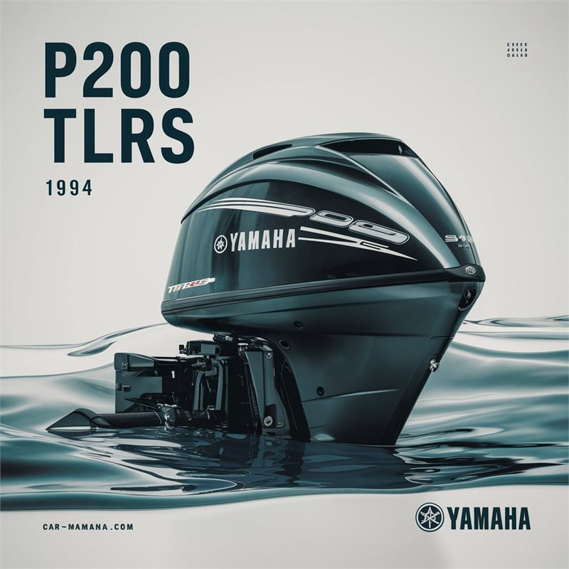 1994 Yamaha P200 Tlrs Outboard maintenance Service Repair Workshop Manual PDF