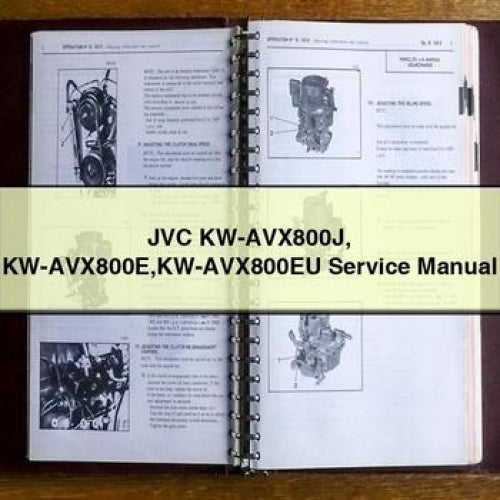 JVC Kw-avx800j Kw-avx800e Kw-avx800eu Service Repair Workshop Manual PDF