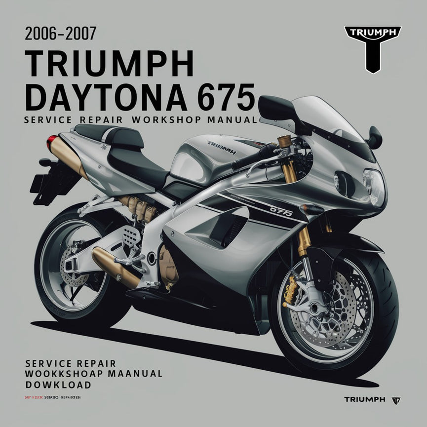 Manual de taller y reparación de la Triumph Daytona 675 2006-2007 (2006-2007)