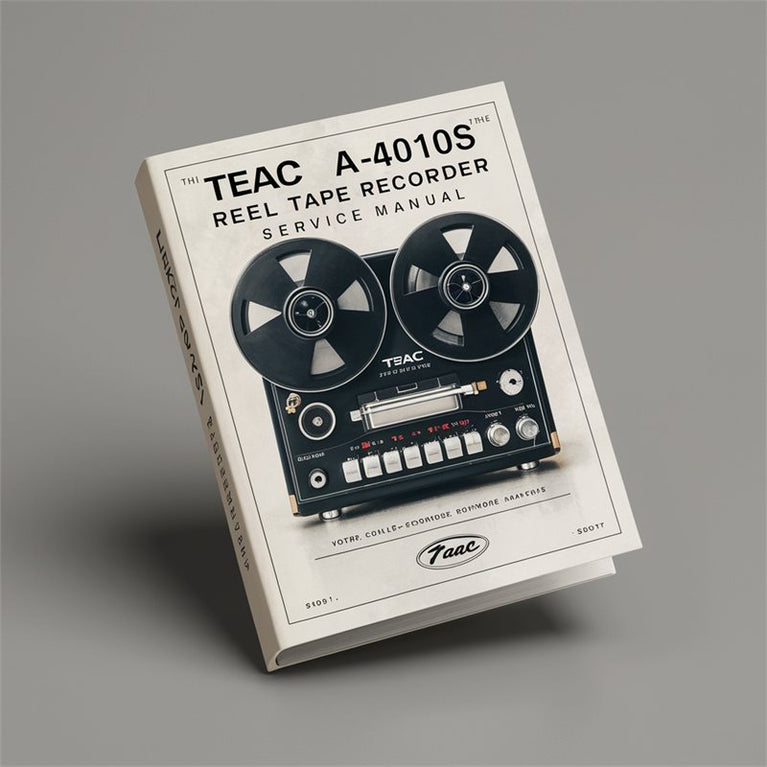 Teac A-4010S reel tape recorder Service Manual PDF