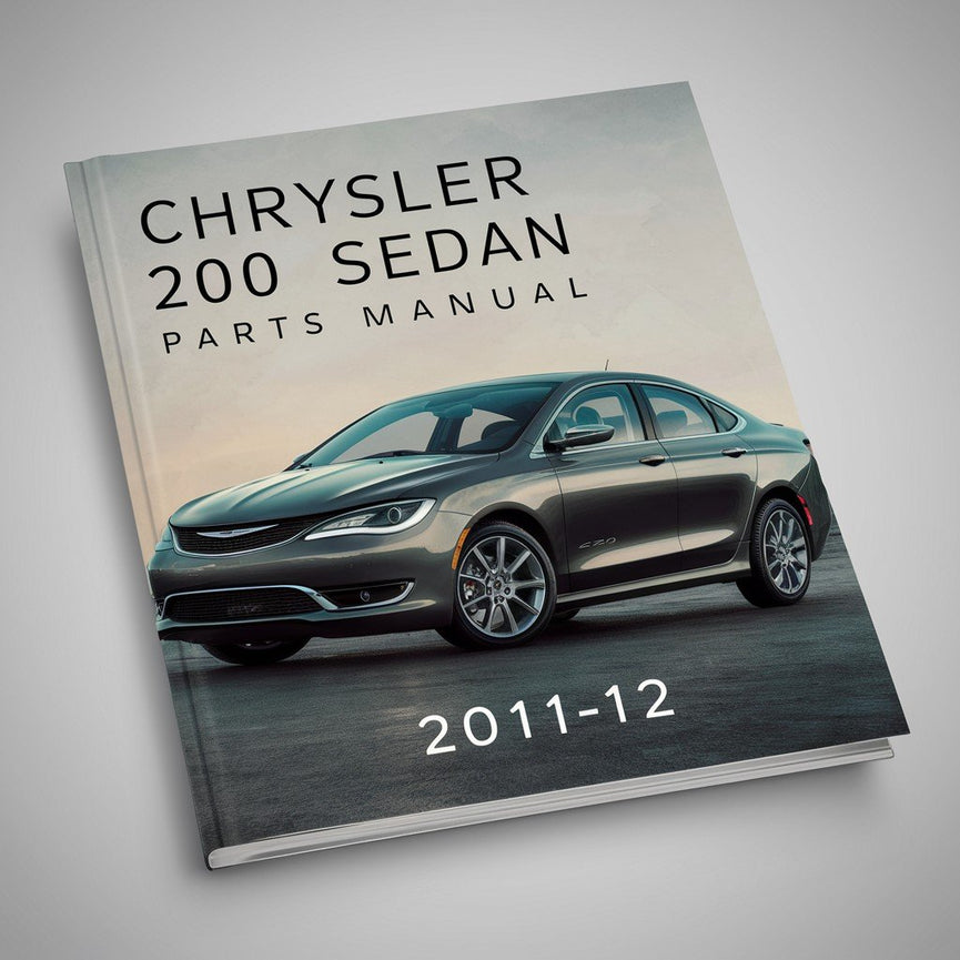 Manual de piezas del CHRYSLER 200 SEDAN 2011-12