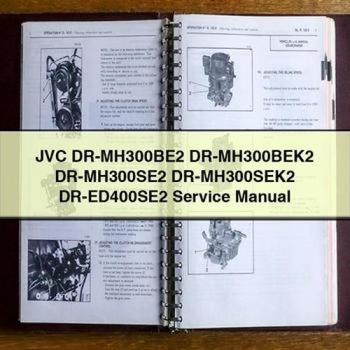 JVC Dr-mh300be2 Dr-mh300bek2 Dr-mh300se2 Dr-mh300sek2 Dr-ed400se2 Service Repair Workshop Manual PDF