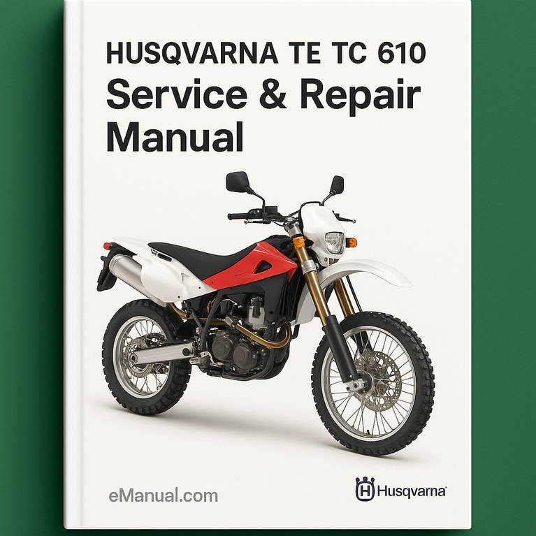 HUSQVARNA TE TC 610 Service Repair Manual 2000-2002