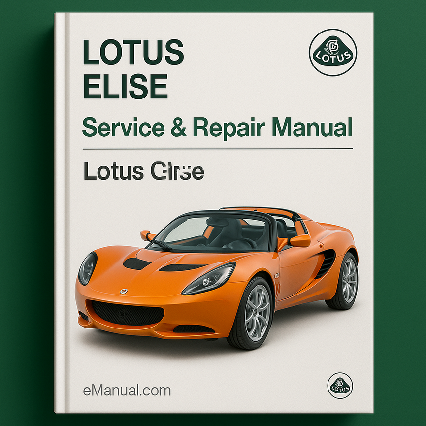 Lotus Elise Service Repair Manual Complete