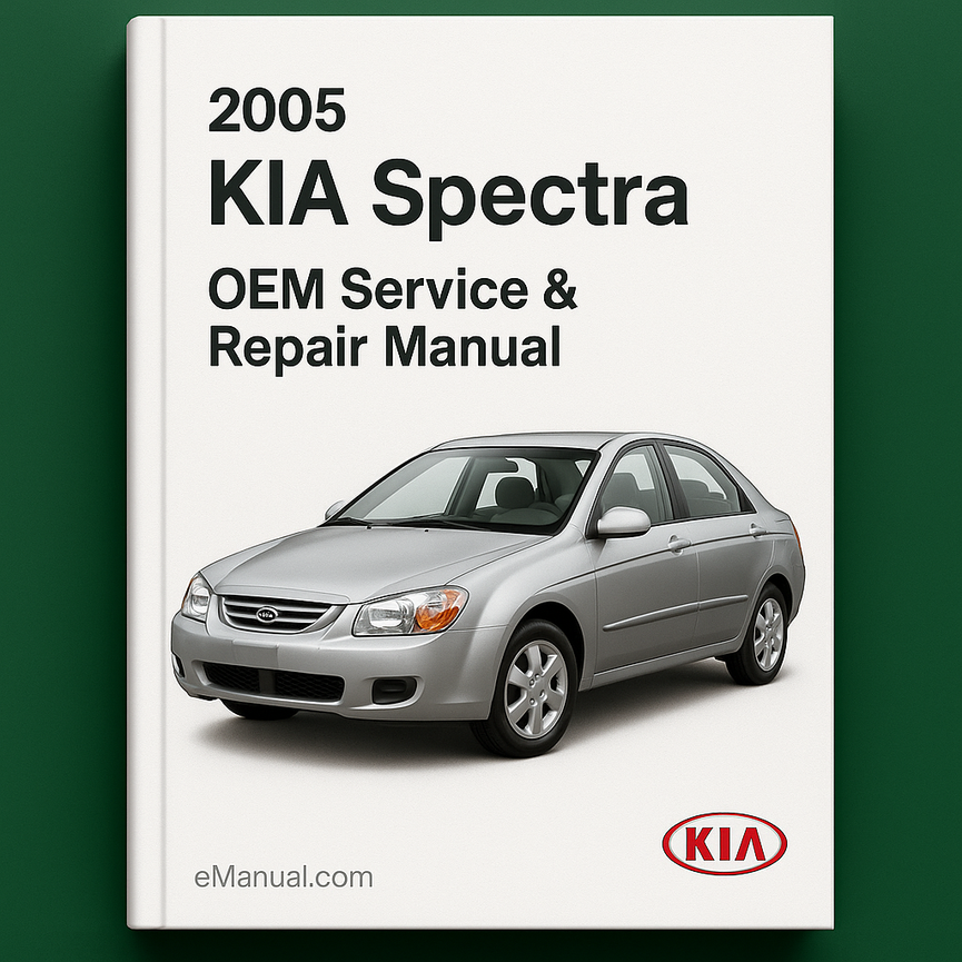 Manual de servicio y reparación del fabricante original de Kia Spectra 2005