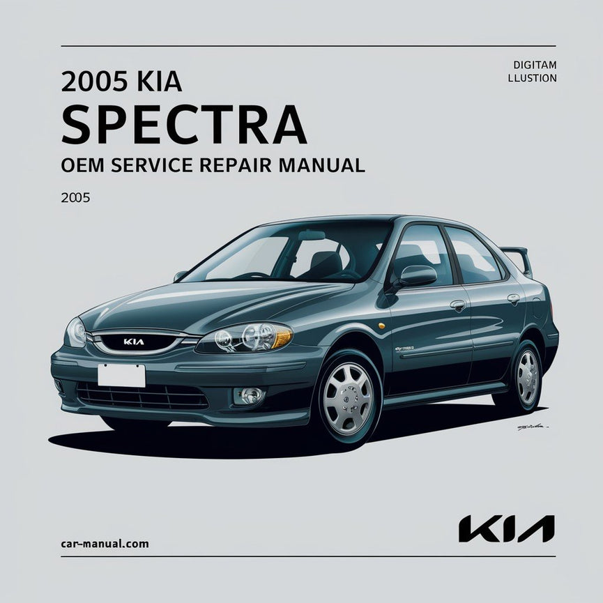 Manual de servicio y reparación del fabricante original de Kia Spectra 2005