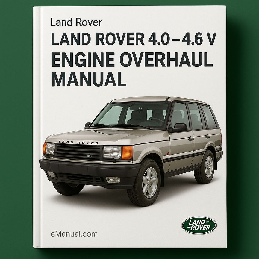 Land Rover 4.0-4.6 V8 Engine OVERHAUL Manual -1997