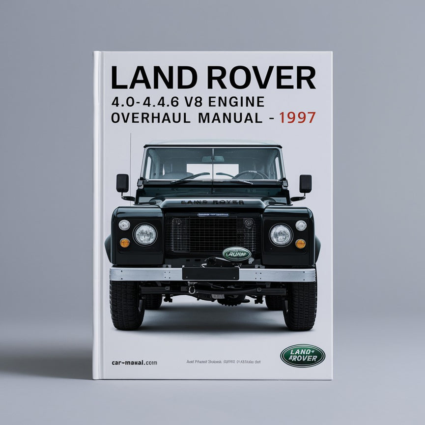 Land Rover 4.0-4.6 V8 Motor Überholung Handbuch -1997