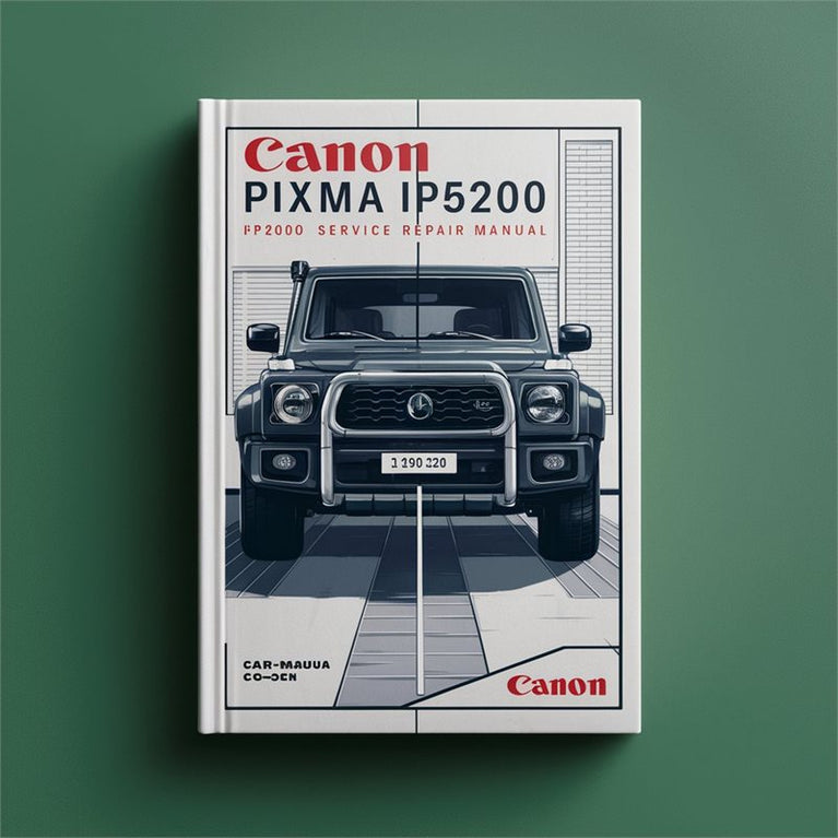 CANON Pixma iP5200 Pixma iP5200R Service Repair Manual PDF