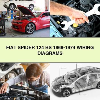 FIAT SPIDER 124 BS 1969-1974 Wiring DiagramS