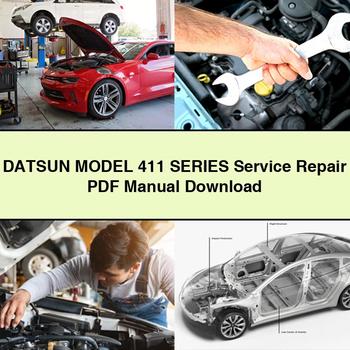 Manual de servicio y reparación de la serie DATSUN modelo 411