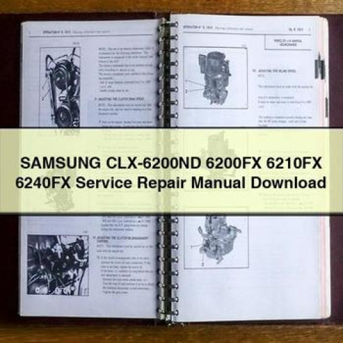 Samsung Clx-6200nd 6200FX 6210FX 6240FX Service Repair Workshop Manual PDF